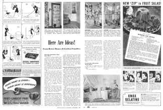 Better Homes & Gardens September 1941 Magazine Article: Here Are Ideas!