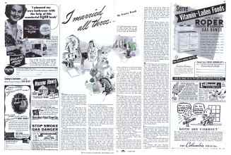 Better Homes & Gardens September 1941 Magazine Article: I married all three . .