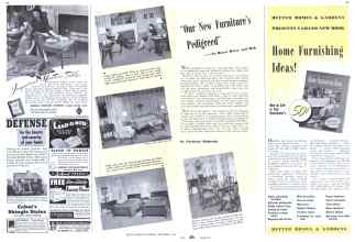 Better Homes & Gardens September 1941 Magazine Article: 