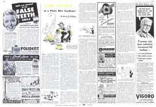 Better Homes & Gardens September 1941 Magazine Article: THE DIARY of a Plain Dirt Gardener