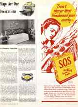 Better Homes & Gardens October 1941 Magazine Article: Maps Are Our Decorations