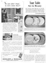 Better Homes & Gardens October 1941 Magazine Article: Your Table Set in Beauty