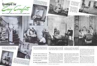 Better Homes & Gardens October 1941 Magazine Article: Revamped for Easy Comfort