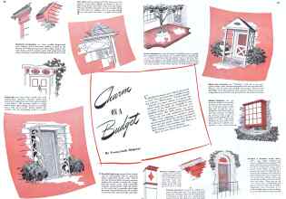 Better Homes & Gardens October 1941 Magazine Article: Charm ON A Budget