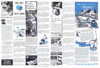 Better Homes & Gardens October 1941 Magazine Article: THE MAN NEXT DOOR