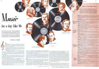 Better Homes & Gardens November 1941 Magazine Article: Music for a Guy Like Me