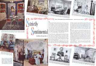 Better Homes & Gardens November 1941 Magazine Article: Strictly Sentimental