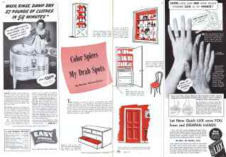 Better Homes & Gardens November 1941 Magazine Article: Color Spices My Drab Spots