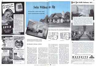 Better Homes & Gardens November 1941 Magazine Article: Swiss Without an Alp