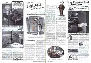 Better Homes & Gardens November 1941 Magazine Article: How to BAMBOOZLE YOUR BURGLAR