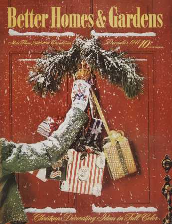 Better Homes & Gardens December 1941 Magazine Cover