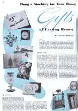 Better Homes & Gardens December 1941 Magazine Article: Hang a Stocking for Your Home!