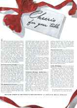 Better Homes & Gardens December 1941 Magazine Article: Cheerio for your table