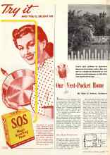 Better Homes & Gardens December 1941 Magazine Article: Our Vest-Pocket Home