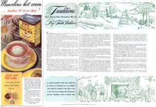 Better Homes & Gardens December 1941 Magazine Article: Traditions That Warm Our Christmas Hearth