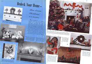 Better Homes & Gardens December 1941 Magazine Article: Bedeck Your Home Here Comes Christmas!