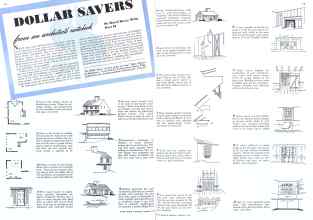 Better Homes & Gardens January 1942 Magazine Article: DOLLAR SAVERS