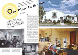 Better Homes & Gardens January 1942 Magazine Article: Our Place in ... the Sun