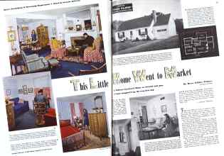 Better Homes & Gardens January 1942 Magazine Article: This Little Home Went to Market