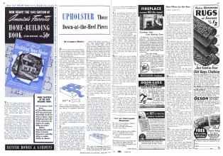 Better Homes & Gardens January 1942 Magazine Article: UPHOLSTER Those Down-at-the-Heel Pieces