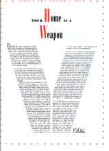 Better Homes & Gardens February 1942 Magazine Article: YOUR Home IS A Weapon