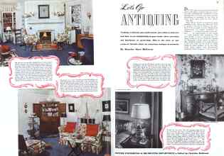 Better Homes & Gardens February 1942 Magazine Article: Let's Go ANTIQUIING
