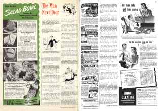 Better Homes & Gardens February 1942 Magazine Article: The Man Next Door