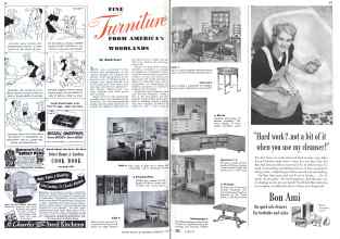 Better Homes & Gardens February 1942 Magazine Article: FINE Furniture FROM AMERICA'S WOODLANDS