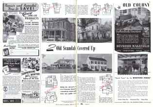 Better Homes & Gardens February 1942 Magazine Article: 2 Old Scandals Covered Up