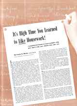 Better Homes & Gardens March 1942 Magazine Article: It's High Time You Learned to Like Housework!