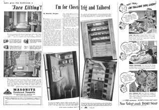 Better Homes & Gardens March 1942 Magazine Article: I'm for Closets Trig and Tailored