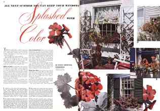 Better Homes & Gardens March 1942 Magazine Article: ALL NEXT SUMMER YOU CAN KEEP YOUR WINDOWS Splashed WITH Color