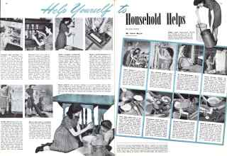 Better Homes & Gardens March 1942 Magazine Article: Help Yourself to Household Helps