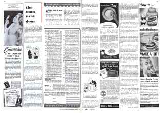 Better Homes & Gardens March 1942 Magazine Article: the man next door