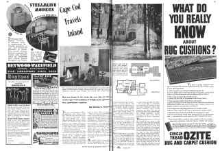 Better Homes & Gardens March 1942 Magazine Article: Cape Cod Travels Inland