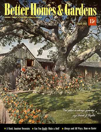 Better Homes & Gardens April 1942 Magazine Cover