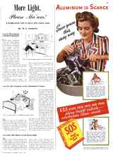 Better Homes & Gardens April 1942 Magazine Article: More Light, Please Ma'am!