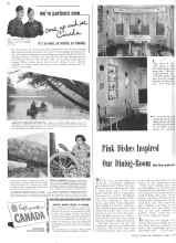 Better Homes & Gardens April 1942 Magazine Article: Pink Dishes Inspired Our Dining-Room