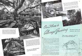 Better Homes & Gardens April 1942 Magazine Article: Our Place is Always Growing
