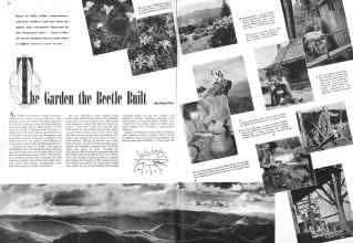 Better Homes & Gardens April 1942 Magazine Article: The Garden the Beetle Built