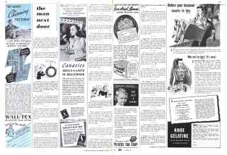Better Homes & Gardens April 1942 Magazine Article: the man next door