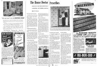 Better Homes & Gardens April 1942 Magazine Article: The House Doctor Prescribes