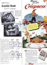 Better Homes & Gardens May 1942 Magazine Article: NOW IT'S A Beautiful Blonde