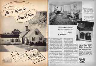 Better Homes & Gardens May 1942 Magazine Article: Paul Revere Passed Here