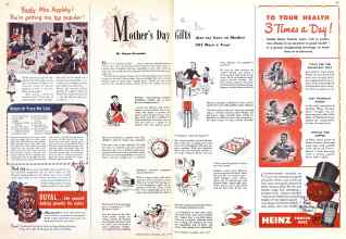 Better Homes & Gardens May 1942 Magazine Article: Mother's Day Gifts that Love to Mother 365 Days a Year
