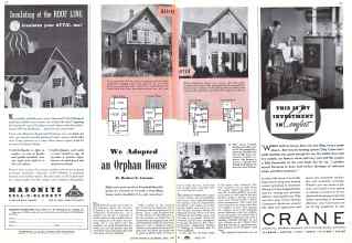 Better Homes & Gardens May 1942 Magazine Article: We Adopted an Orphan House