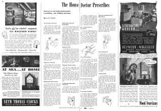 Better Homes & Gardens May 1942 Magazine Article: The House Doctor Prescribes