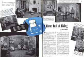 Better Homes & Gardens June 1942 Magazine Article: A Home Full of Living