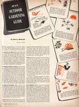 Better Homes & Gardens July 1942 Magazine Article: JULY OUTDOOR GARDENING GUIDE