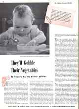 Better Homes & Gardens July 1942 Magazine Article: They'll Gobble Their Vegetables